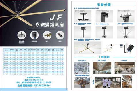 直升機吊扇(HVLS 大型節能吊扇)|嘉風興業